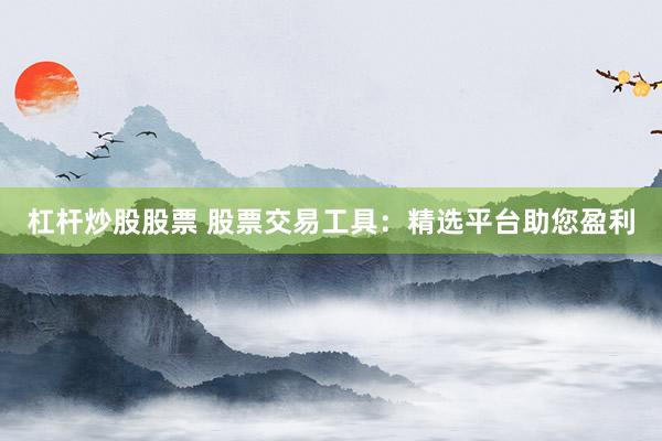 杠杆炒股股票 股票交易工具：精选平台助您盈利